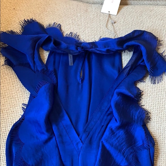 Never worn blue Rebecca Taylor blouse - Picture 2 of 5